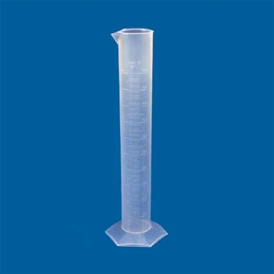 Picture of PolyLab 500 ml Plastic Measuring Cylinder-Multicolor