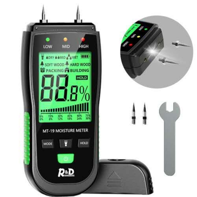 Picture of MT-19 Digital Moisture Meter R&D-Multicolor