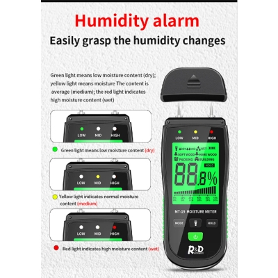 Picture of MT-19 Digital Moisture Meter R&D-Multicolor