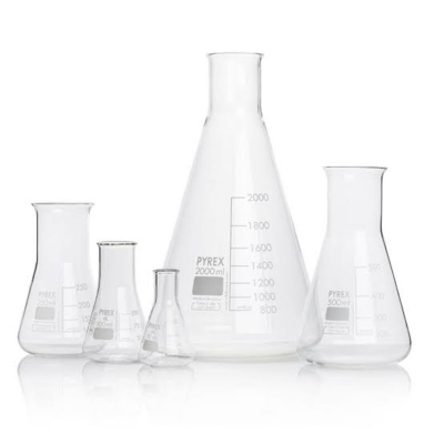 Picture of Pyrex Conical Flask 50 mL-Multicolor