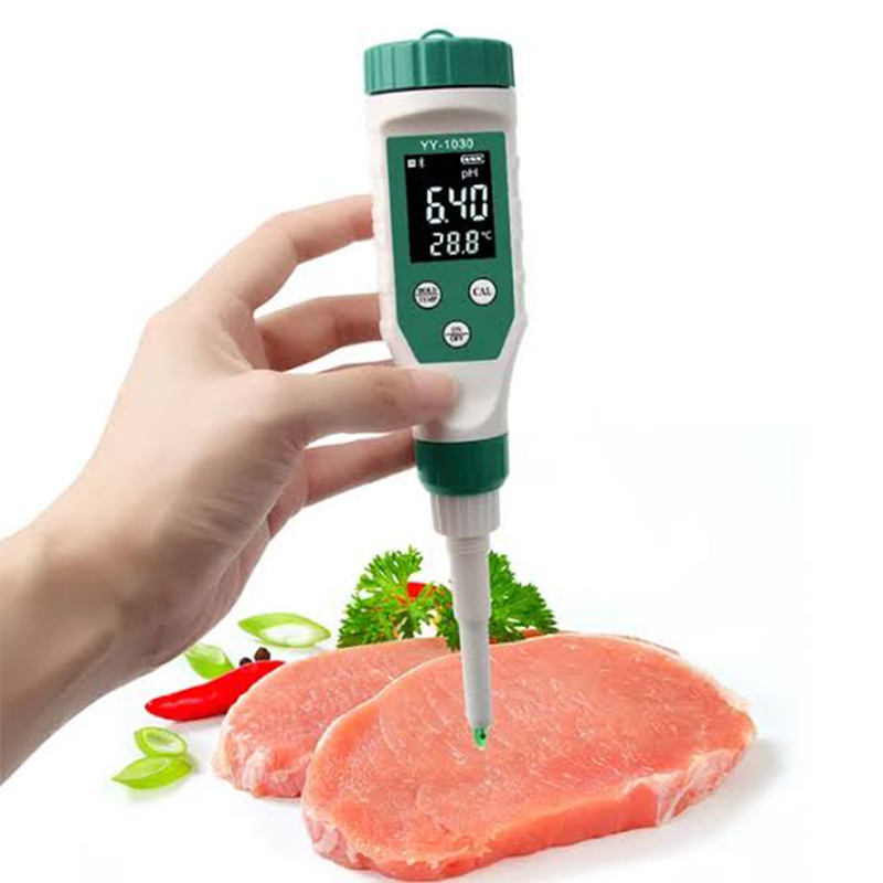 Picture of YY-1030 Smart Bluetooth PH Meter for Water, Soil, Cosmetic, Food, Cheese, Meat etc.-Multicolor