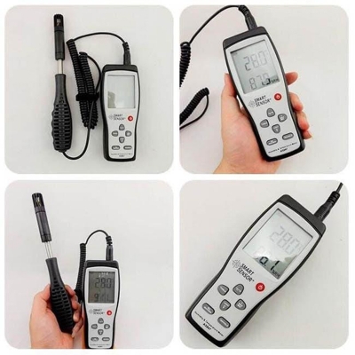Picture of Smart Sensor Humidity and Temperature Meter AS847 Probe Type-Multicolor