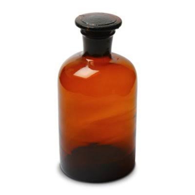 Picture of Amber Glass Reagent Bottle 250ml Narrow Mouth-Multicolor