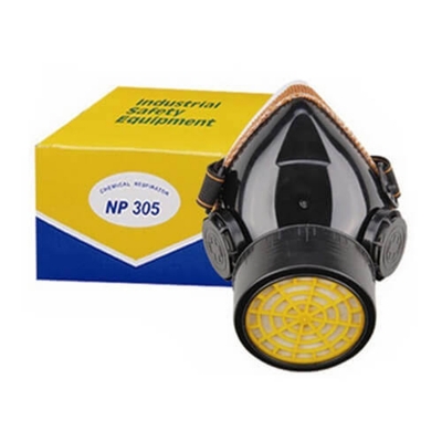 Picture of Chemical Mask NP-305 Black Chemical Gas Mask-Multicolor