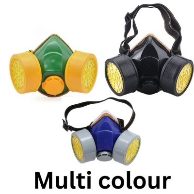 Picture of Chemical Mask NP-306 Double Cartridge Chemical Gas Mask-Multicolor