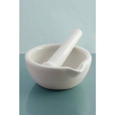 Picture of Porcelain Mortar and Pestle, 100 mm-Multicolor