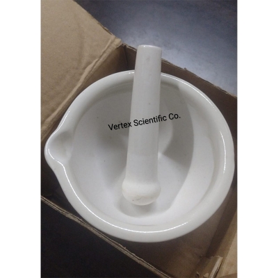 Picture of Porcelain Mortar and Pestle, 130 mm-Multicolor