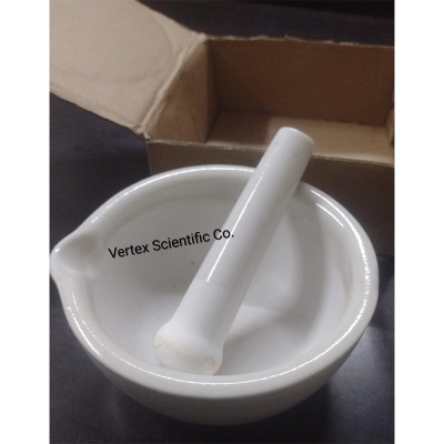 Picture of Porcelain Mortar and Pestle, 130 mm-Multicolor