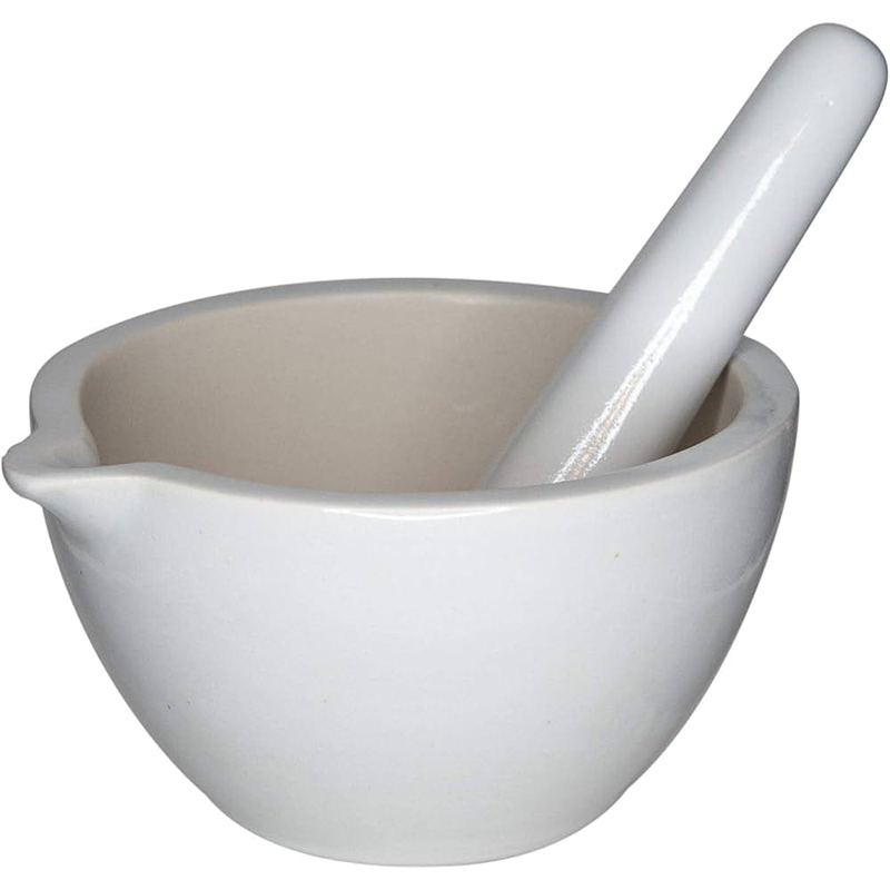 Picture of Porcelain Mortar and Pestle, 130 mm-Multicolor