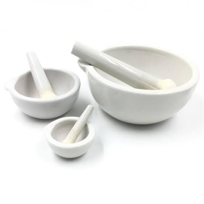 Picture of Porcelain Mortar and Pestle, 130 mm-Multicolor