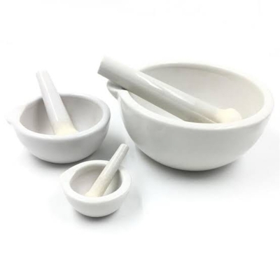 Picture of Porcelain Mortar and Pestle, 130 mm-Multicolor
