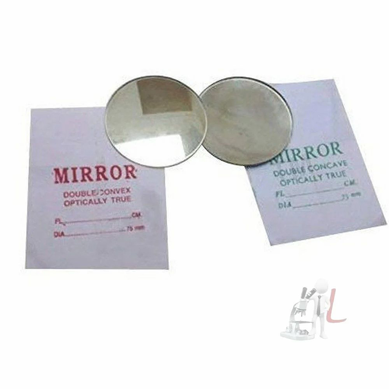 Picture of Concave Optical Mirror 50 mm for Optical Experiments-Multicolor