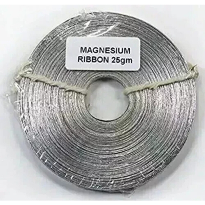 Picture of Magnesium Ribbon Roll 25 gm High Purity-Multicolor