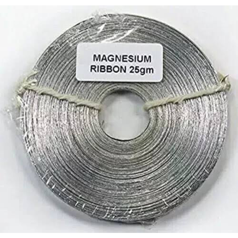 Picture of Magnesium Ribbon Roll 25 gm High Purity-Multicolor