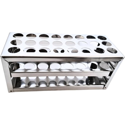 Picture of Steel 24 Hole 19mm Test Tube Rack, Test Tube Stand-Multicolor