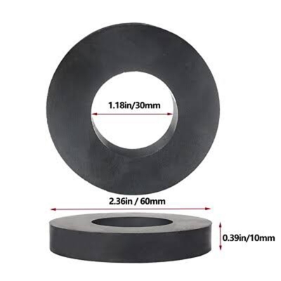 Picture of Round Magnet with Center Hole, 60mm Dia