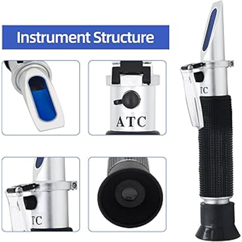 Picture of Refractometer 0-50% for Methanol, Glass Resin-Multicolor