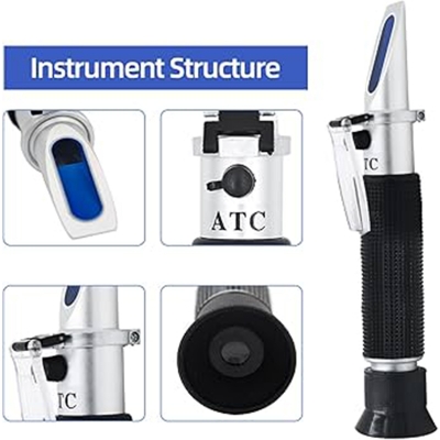 Picture of Refractometer 0-50% for Methanol, Glass Resin-Multicolor