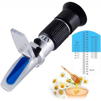Picture of Portable Honey Refractometer Brix 58-90% ATC-Multicolor