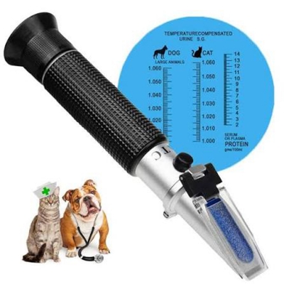 Picture of Pet Dog & Cat Refractometer Handheld Pet Urine Specific Gravity-Multicolor