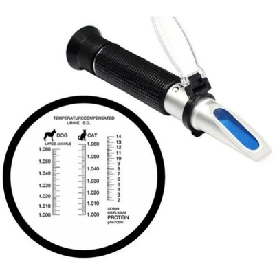 Picture of Pet Dog & Cat Refractometer Handheld Pet Urine Specific Gravity-Multicolor