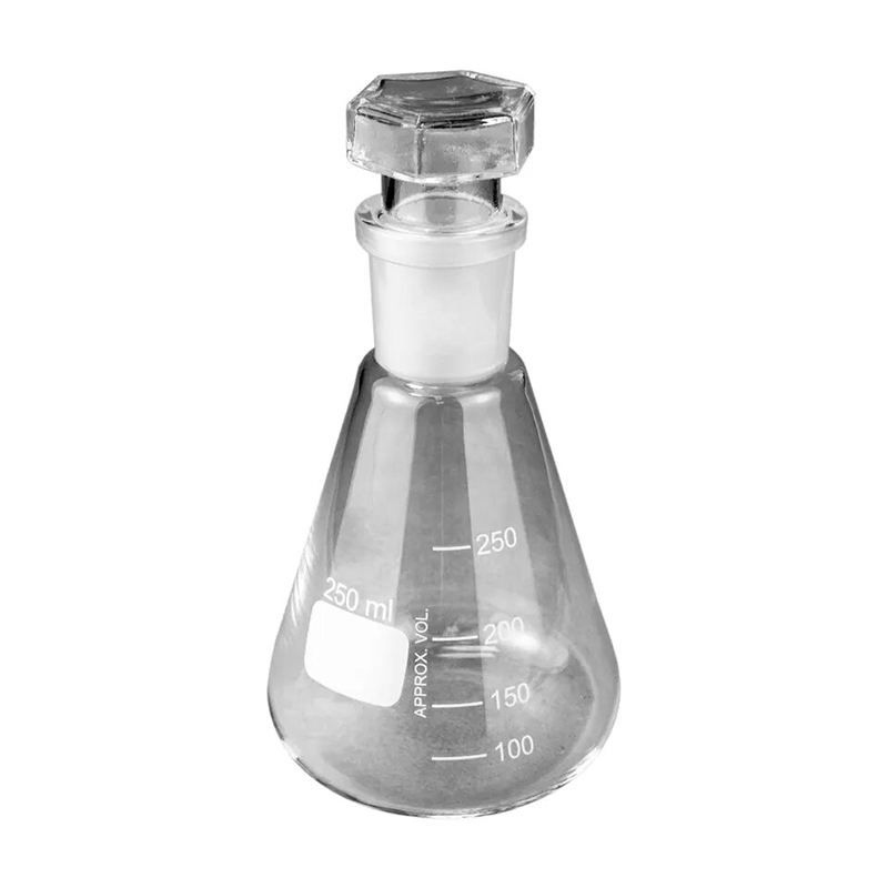 Picture of Conical Flask With Glass Stopper 500ml Pyrex