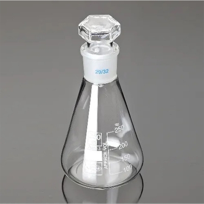 Picture of Conical Flask With Glass Stopper 500ml Pyrex