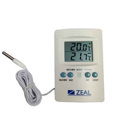 Picture of Min Max Thermometer for Indoor/Outdoor (Sensor) P1000 Zeal-Multicolor