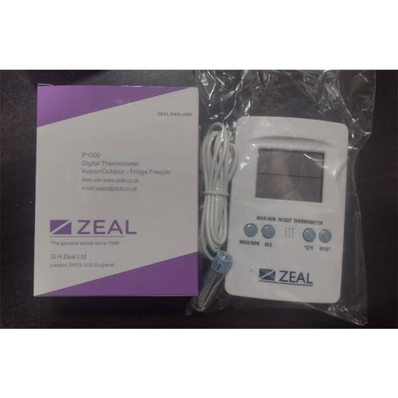 Picture of Min Max Thermometer for Indoor/Outdoor (Sensor) P1000 Zeal-Multicolor