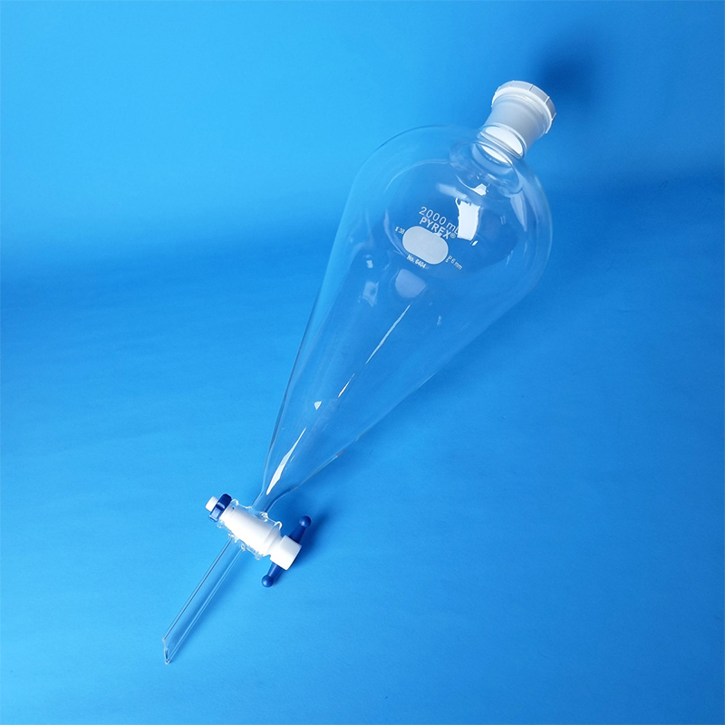 Picture of Separating Funnel 125mL Pyrex(P.T.F.E)