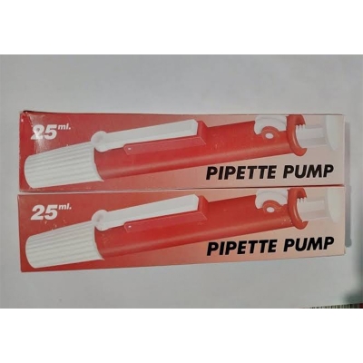 Picture of PolyLab Pipette Pump 25mL Red-Red