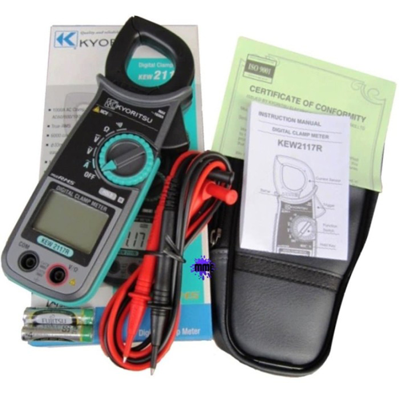 Picture of Kyoritsu Digital AC Clamp Meter KEW2117R-Multicolor