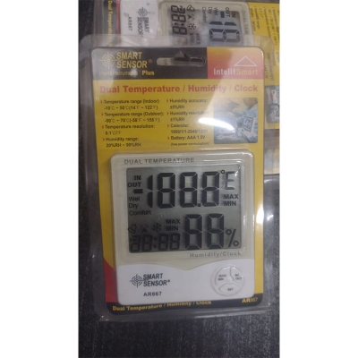 Picture of Smart Sensor Digital Hygrometer Humidity and Temperature Meter AR867-Multicolor