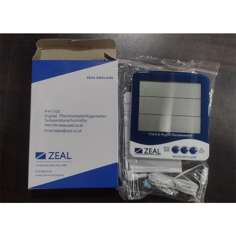 Picture of Zeal Digital Hygrometer, Humidity and Temperature Meter PH1100-Multicolor