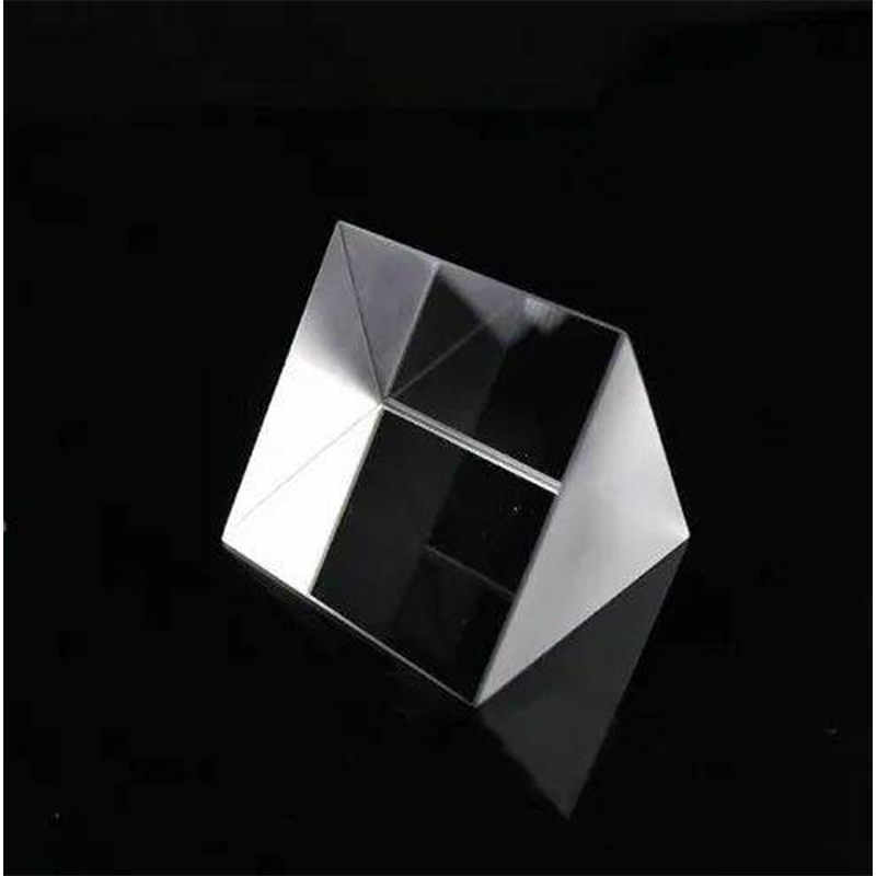 Picture of Glass Prism 50 x 50 mm – Equilateral Optical Triangle Prism for Physics Lab-Multicolor