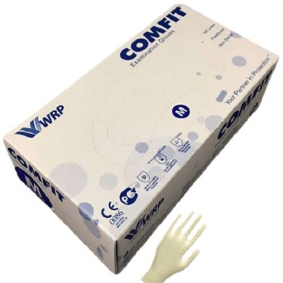 Picture of Comfit Examination Hand Gloves 100 Pcs Powdered-Multicolor