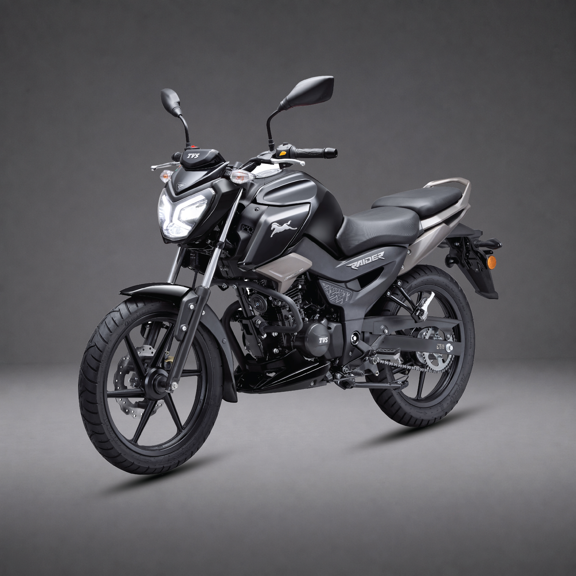 Picture of TVS Raider 125CC Carb Black Motorcycle