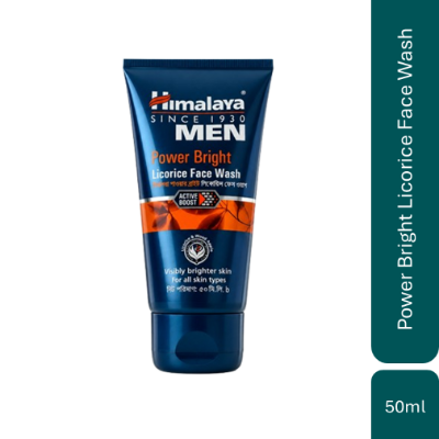 Picture of Himalaya Men Power Bright Licorice Face Wash 50 ml