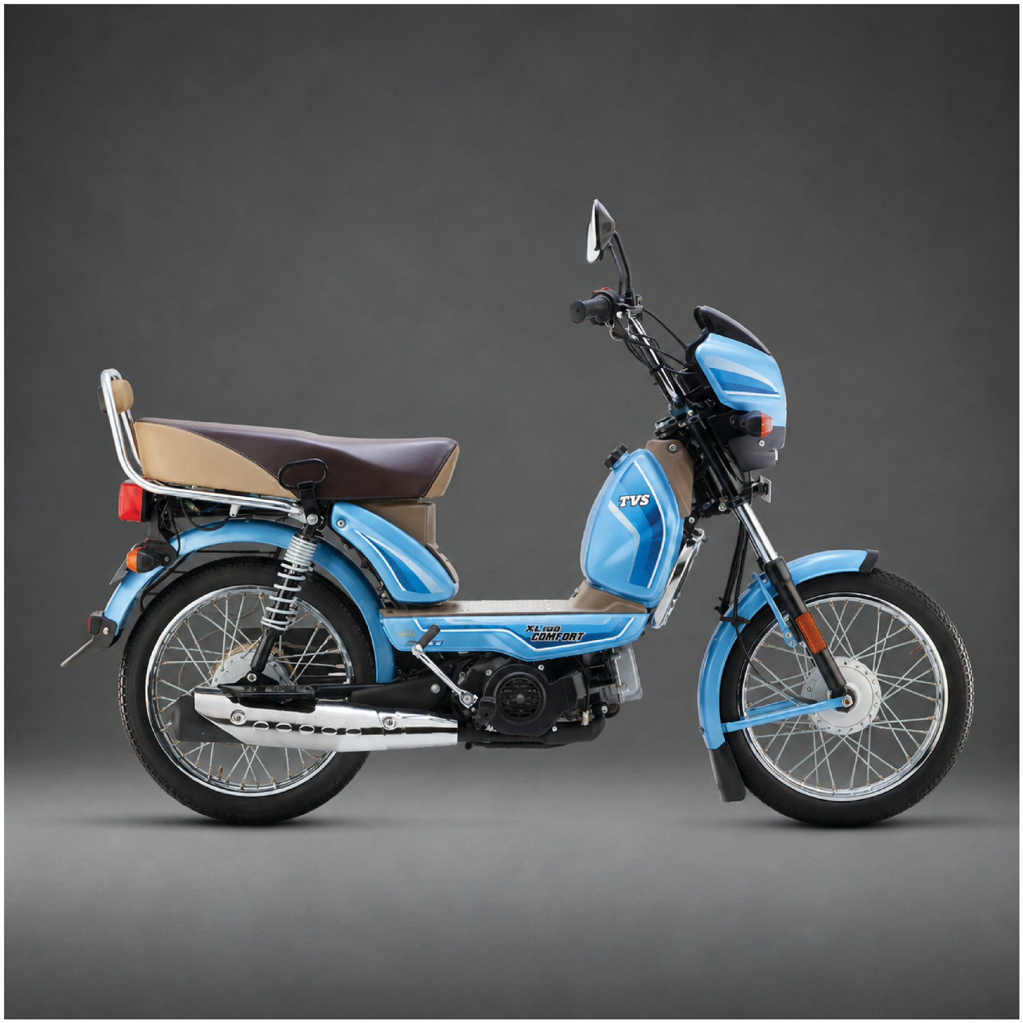 Picture of TVS XL 100 CC Comfort MOPED Mint Blue 