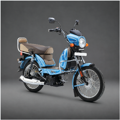 Picture of TVS XL 100 CC Comfort MOPED Mint Blue 