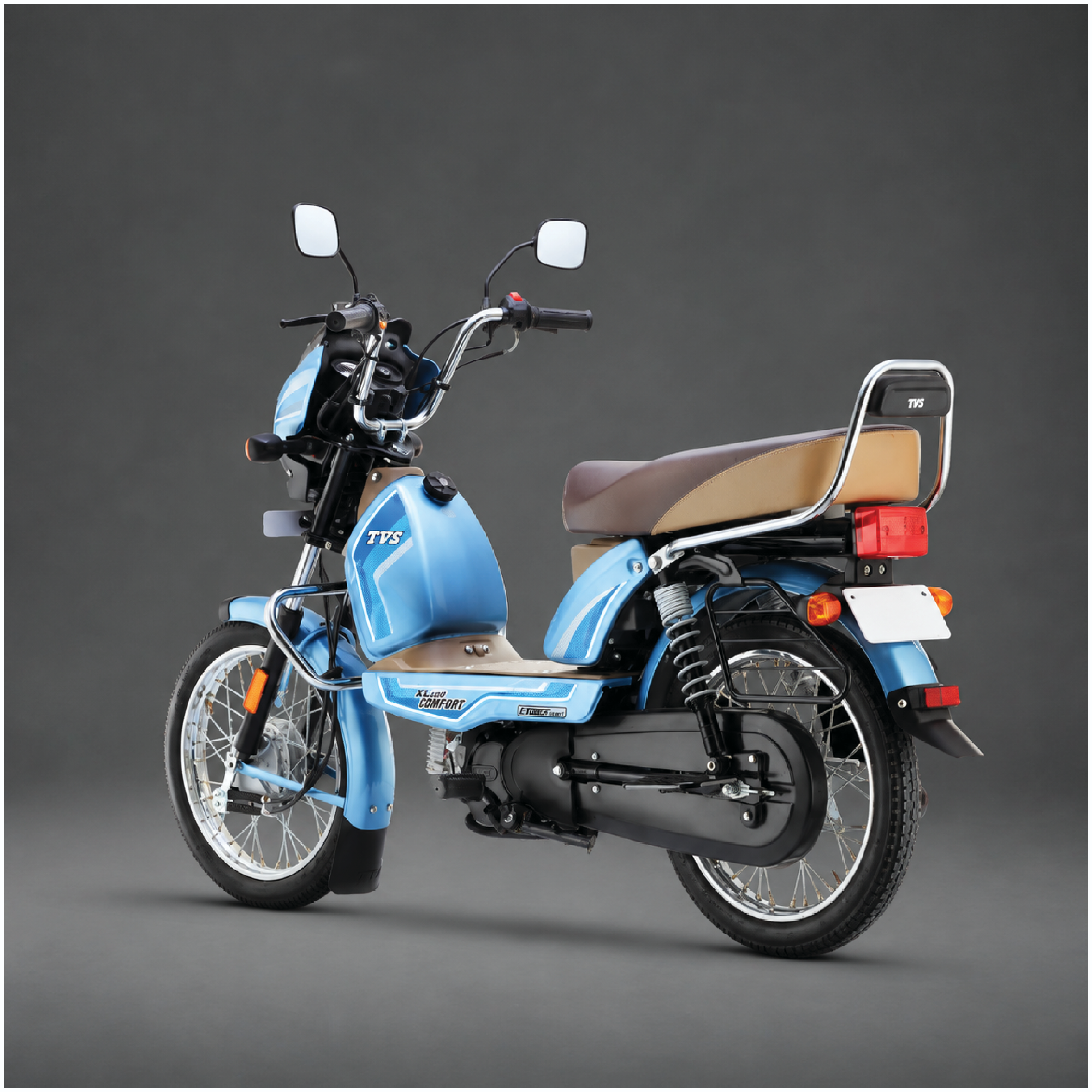 Picture of TVS XL 100 CC Comfort MOPED Mint Blue 