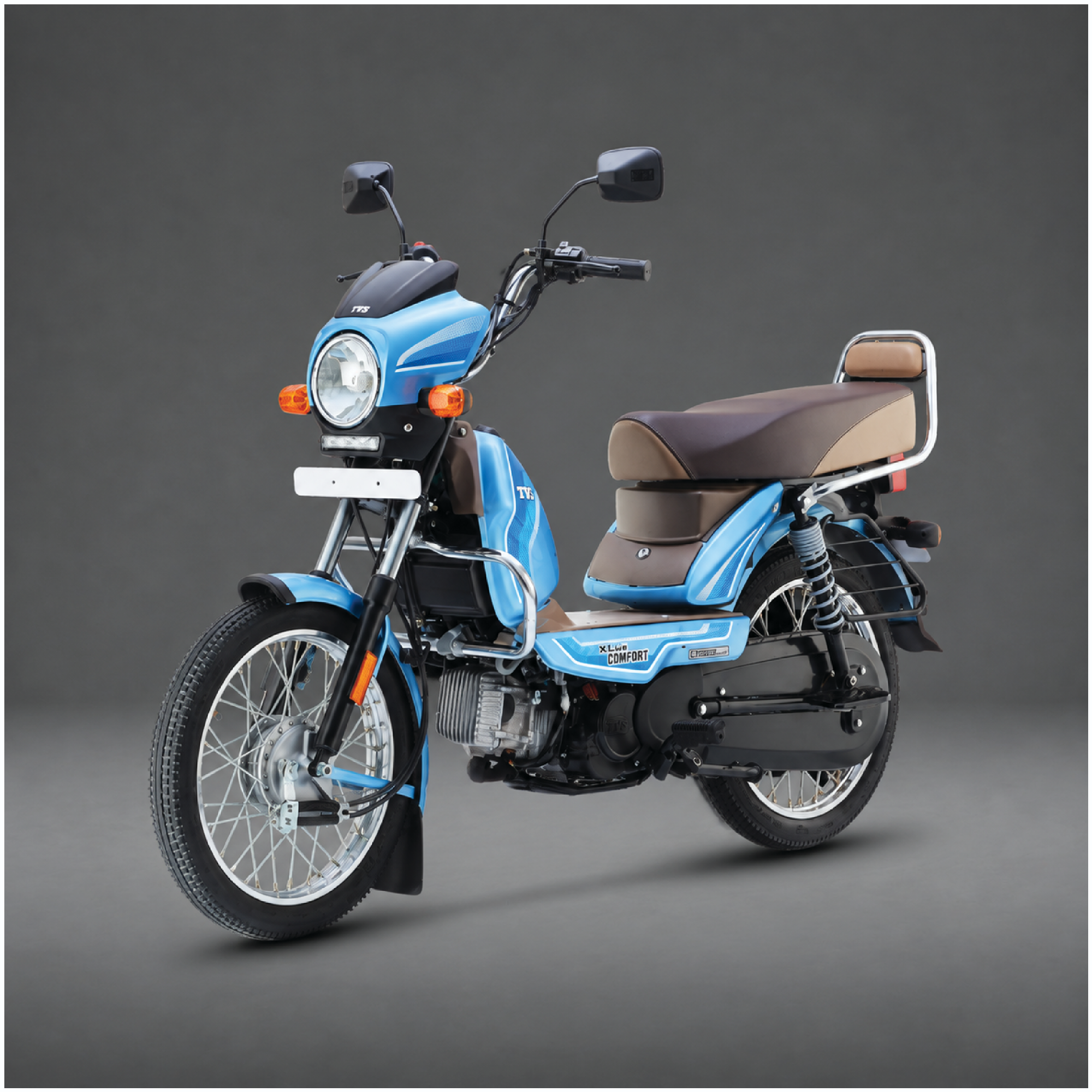 Picture of TVS XL 100 CC Comfort MOPED Mint Blue 