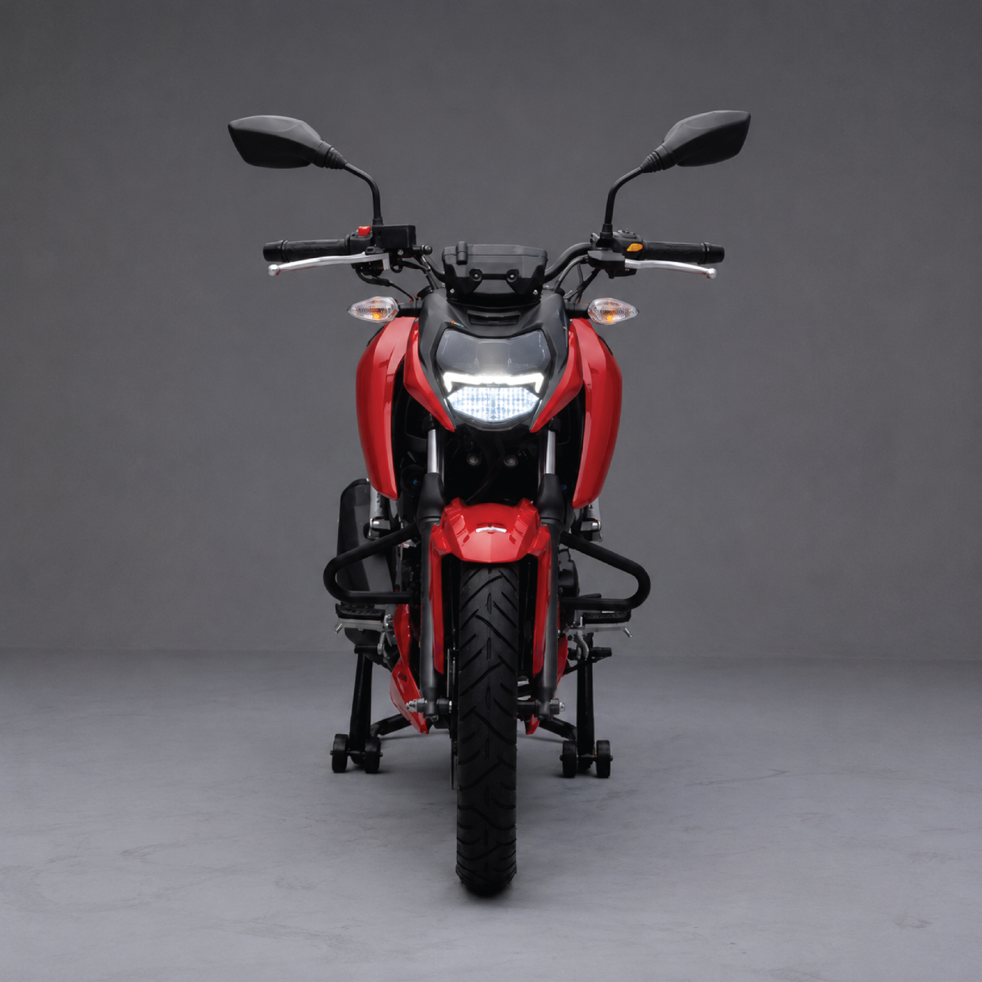 Picture of TVS Apache 4V 160 CC ABS Double Disc Racing Red Motorcycle