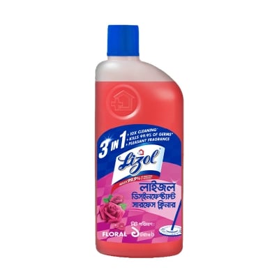 Picture of Lizol Floral Disinfectant Surface Cleaner 1 L 