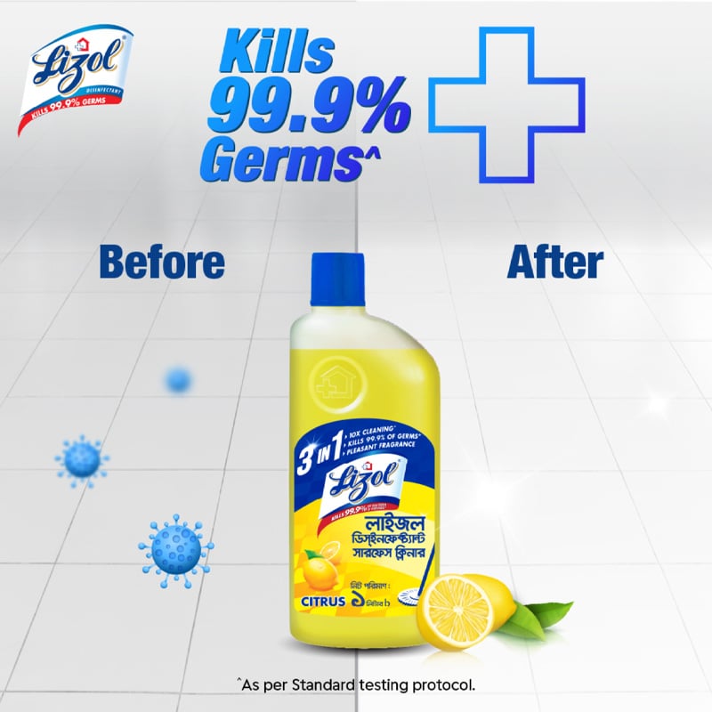 Picture of Lizol Disinfectant Surface Cleaner Citrus 500 ml 