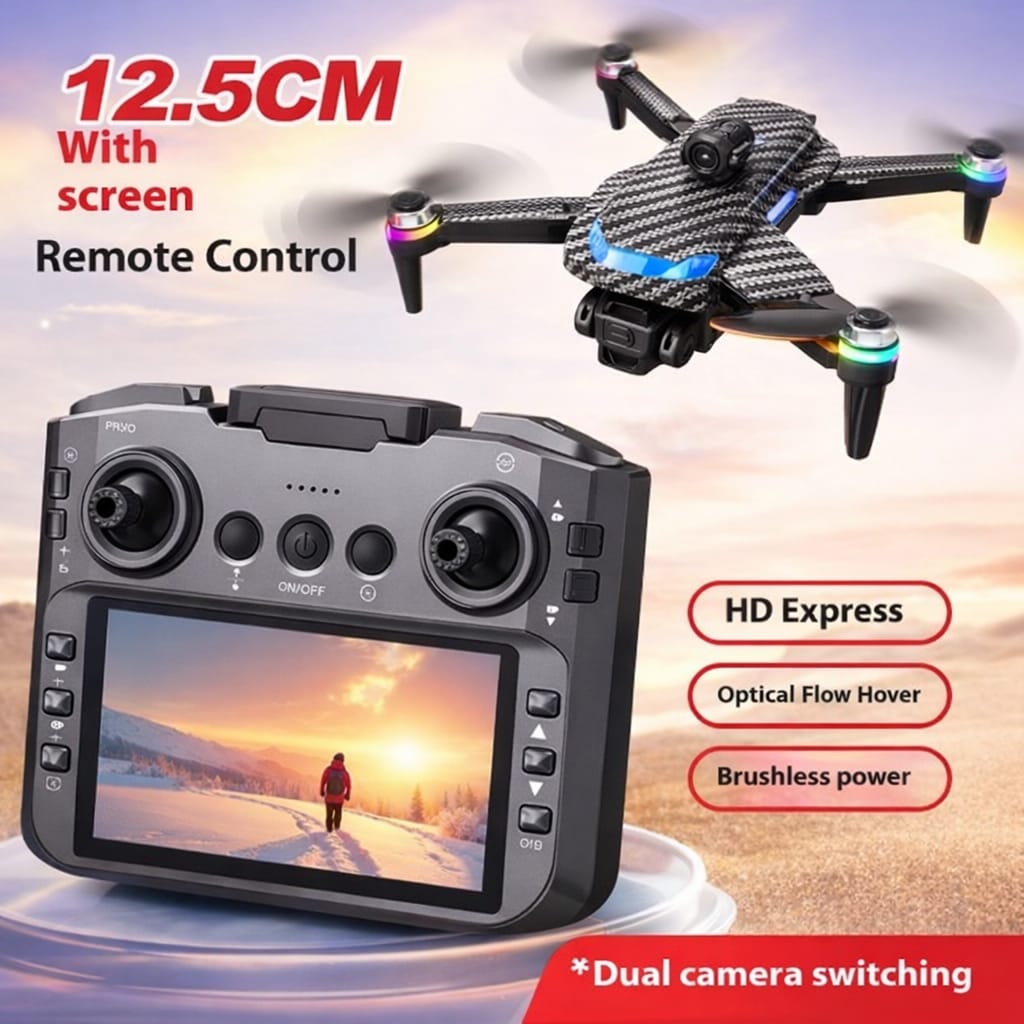 Picture of 4k Dual Camera Professional RC Drone Mini Helicopter Quadcopter Fpv Show Headless Mode Drone Camera HD RC Drone st