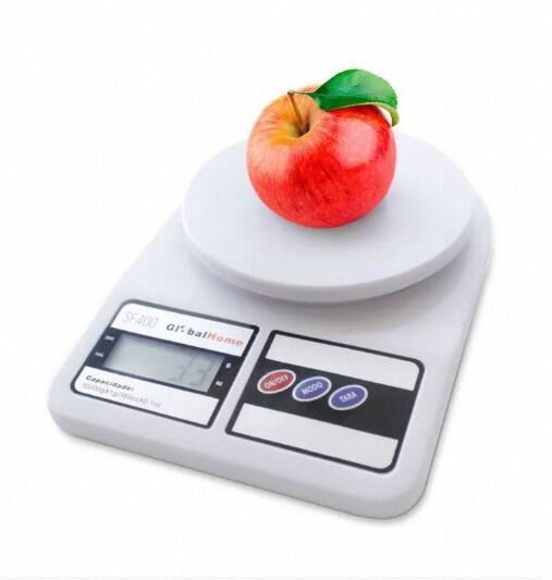 Picture of Best Quality Digital Scale 10kg 1g Household Weight Scales Platform Electronic Balance Kitchen scale Baking Measure Food Cooking Tools 2 pcs Battery free-White