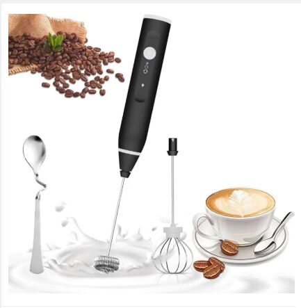 Picture of Electric Rechargeable Handheld Coffee Mixer - Perfectly Blend Your Brews With Ease-Multicolor