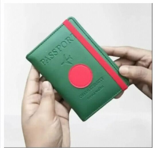 Picture of Premium Passport Cover with Card Holder in Multi-Functional fashionable design-Multicolor