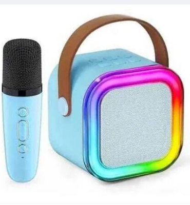 Picture of K12 Speaker High-end Bluetooth Audio Small Home Ktv Karaoke Microphone Professional Children's Singing Bluetooth Speaker-Multicolor